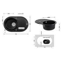 Кухонна мийка Lidz 780x500/200 BLM-14 (LIDZBLM14780500200) (LIDZBLM14780500200)