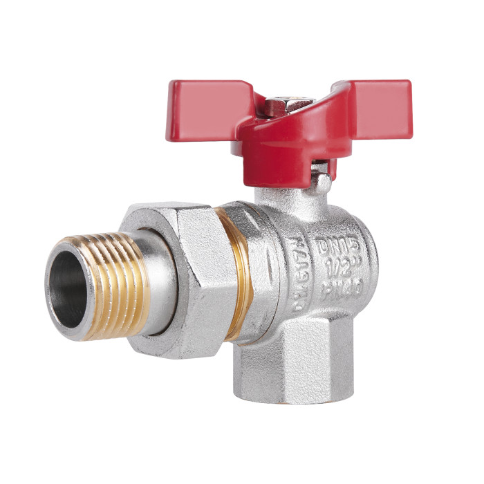 Кран кульовий "Американка" SD Plus кутовий 1/2" ВЗ SD222W15 (SD222W15)