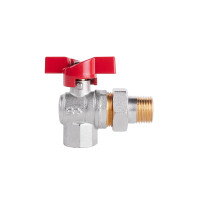 Кран шаровой "Американка" SD Plus угловой 1/2" ВЗ SD222W15 (SD222W15)