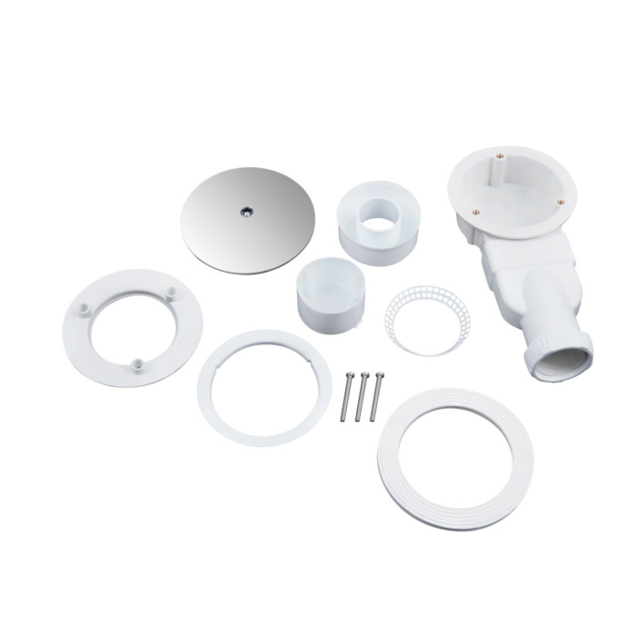 Душовий піддон Qtap Robin 308812C 80x80x12 см + сифон (ROBIN308812C)