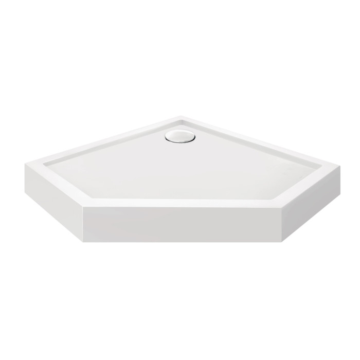 Душовий піддон Qtap Diamond 301112 100x100x12 см + сифон (DIAMOND301112)