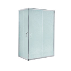 Душова кабіна Lidz Wawel SC100x80.SAT.LOW.FR, скло Frost 5 мм без піддона (LWASC10080SATLOWFR2)