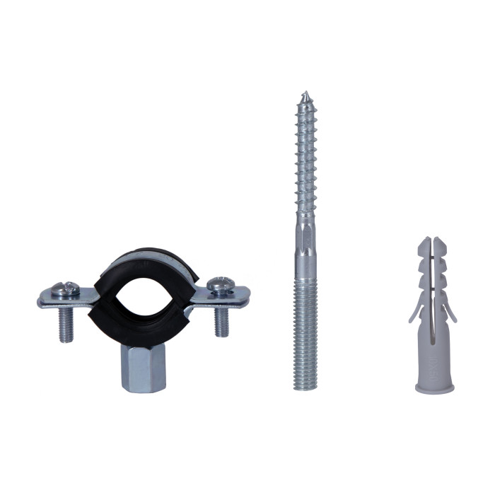 Хомут Thermo Alliance Standart 1/2" з чорною гумою (D20-25 мм) SD10015B (SD10015B)