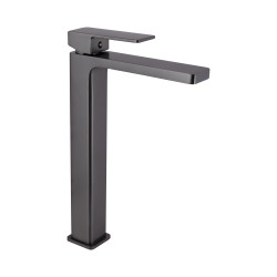 Змішувач для раковини Qtap Gemini високий QTGEM269GMB45680 Gunmetal Black PVD (QTGEM269GMB45680)