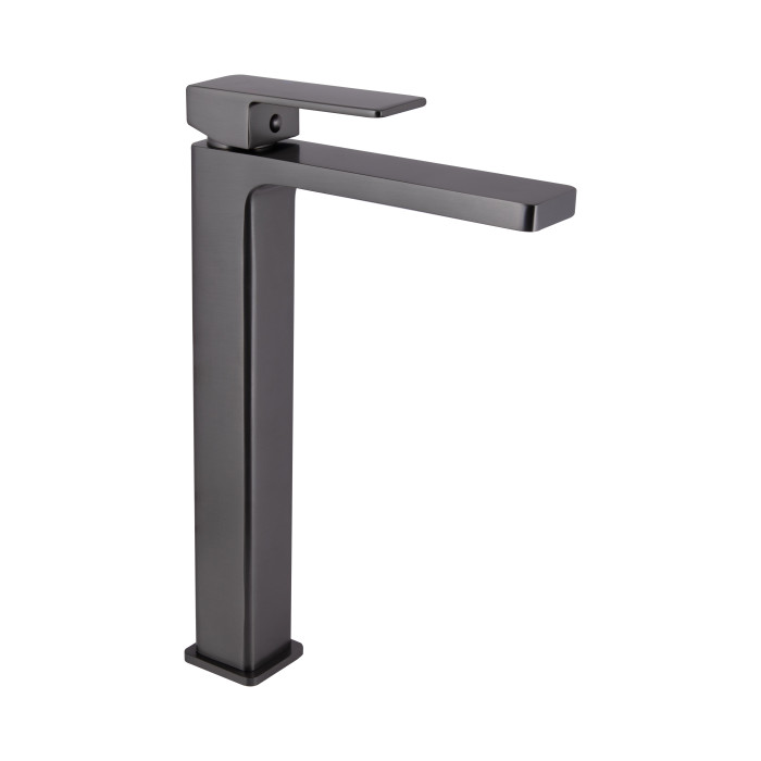 Змішувач для раковини Qtap Gemini високий QTGEM269GMB45680 Gunmetal Black PVD (QTGEM269GMB45680)