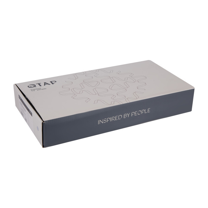 Змішувач для раковини Qtap Gemini високий QTGEM269GMB45680 Gunmetal Black PVD (QTGEM269GMB45680)