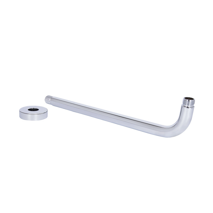 Кронштейн для верхнього душу Qtap Trubice 400 мм округлий QTTRU120CRM45926 Chrome (QTTRU120CRM45926)
