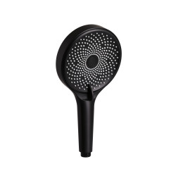 Лійка для ручного душу Qtap Rucni D 130 мм округла QTRUC125BLM45953 Black Matt (QTRUC125BLM45953)