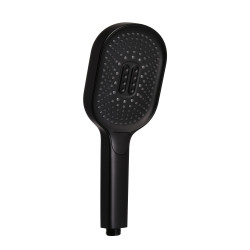 Лійка для ручного душу Qtap Rucni 140*110 мм QTRUC125BLM45961 Black Matt (QTRUC125BLM45961)