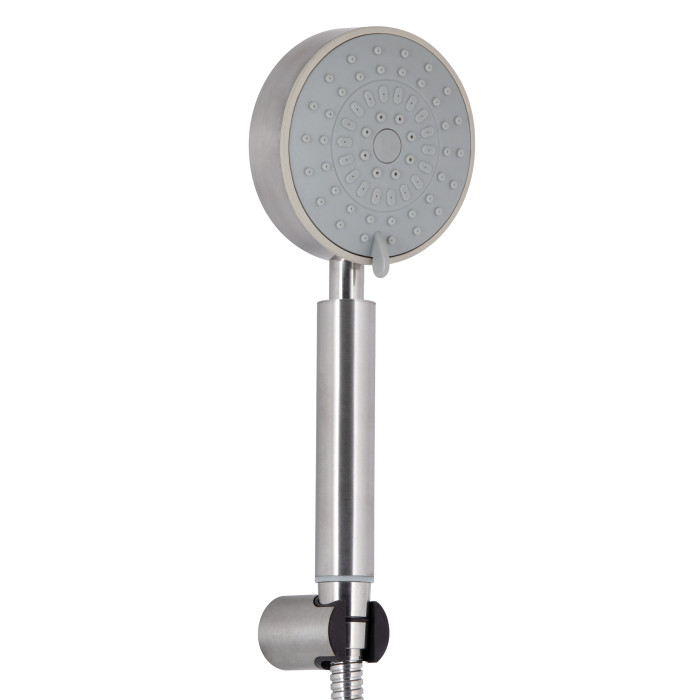 Змішувач для душу Lidz Luna 010 (з душовим гарнітуром) (k35) LDLUN010NKS46095 Nickel (LDLUN010NKS46095)
