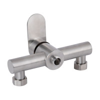 Змішувач для душу Lidz Luna 010 (з душовим гарнітуром) (k35) LDLUN010NKS46095 Nickel (LDLUN010NKS46095)
