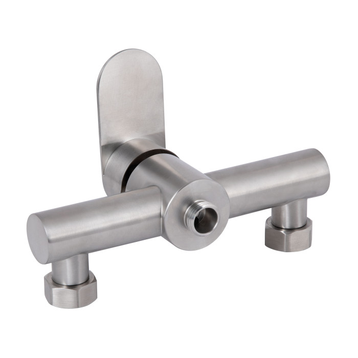 Змішувач для душу Lidz Luna 010 (з душовим гарнітуром) (k35) LDLUN010NKS46095 Nickel (LDLUN010NKS46095)