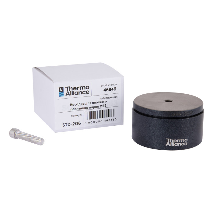 Насадка для плоского паяльника парна Ø63 Thermo Alliance (STD-206)