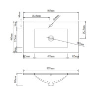 Раковина Qtap Albatross  820х460х180 White QT01113080CW1 (QT01113080CW1)