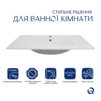 Раковина Qtap Albatross  820х460х180 White QT01113080CW1 (QT01113080CW1)
