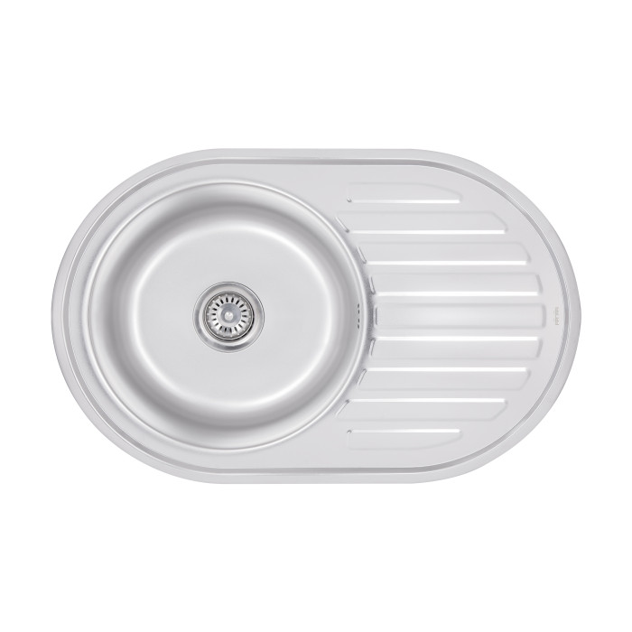 Кухонна мийка Brinex 7750 0,8 мм Satin (BRIN7750SAT08) (BRIN7750SAT08)