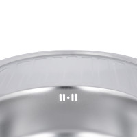 Кухонна мийка Brinex 7750 0,8 мм Satin (BRIN7750SAT08) (BRIN7750SAT08)