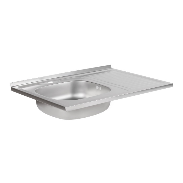 Кухонна мийка Brinex 6080-L 0,6 мм Satin (BRIN6080LSAT06) (BRIN6080LSAT06)