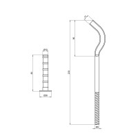 Крепление SD Plus на радиатор алюминиевый 9х230 мм SD112230 (SD112230)