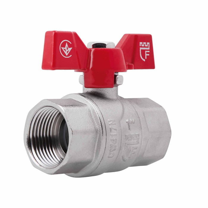 Кран кульовий SD Forte 1" ВР для води (метелик) SF602W25 (SF602W25)