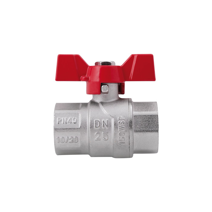 Кран кульовий SD Forte 1" ВР для води (метелик) SF602W25 (SF602W25)