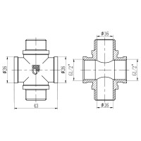 Хрестовина SD Forte 1/2" ВЗ SF35515 (SF35515)