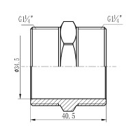 Ніпель SD Forte 1" 1/4 SF35832 (SF35832)