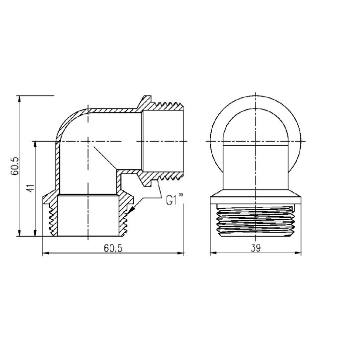 Кут SD Forte 1" ЗЗ SF37325 (SF37325)