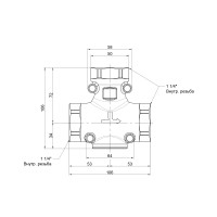 Антиконденсаційний клапан Icma 1" 1/4 60°C №133 (90133AG0560)