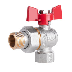 Кран кульовий "Американка" SD Plus 1/2" ВЗ кутовий SD222NW15PN40 (SD222NW15PN40)
