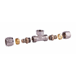 Тройник обтискний SD Forte 16х1/2"х16 ВР SF177W161516 (SF177W161516)