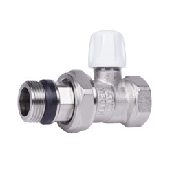 Кран радіаторний Icma 3/4" з антипротіканням прямий без ручки №815+940 (82815AE06940)