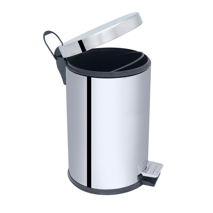 Відро для сміття Lidz Oreo 0108 8 л LDORE0108CRM22255 Chrome (LDORE0108CRM22255)