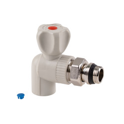 Кран кульовий радіаторний PPR Thermo Alliance 20х1/2" кутовий (DSW431)