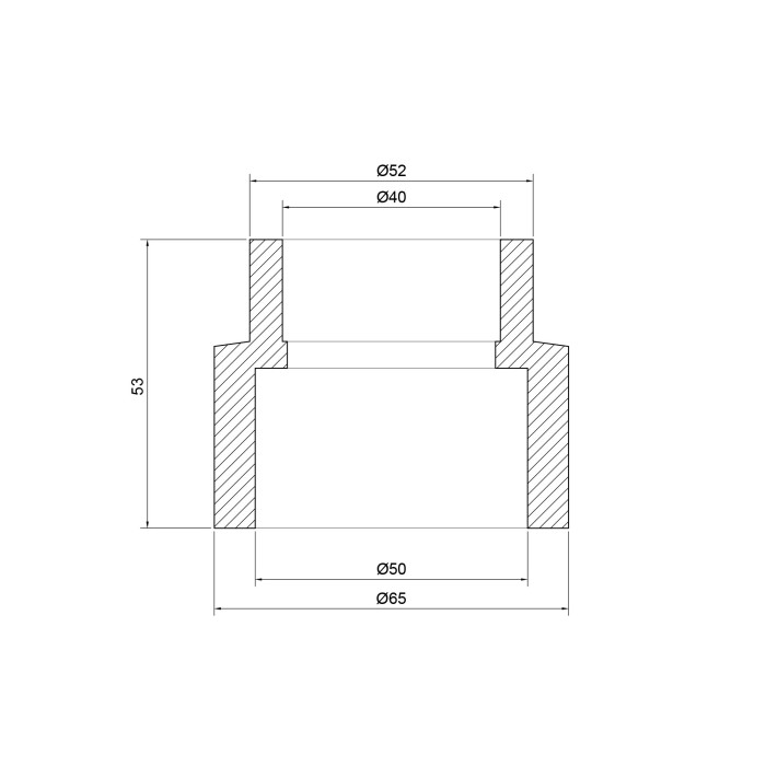 Муфта PPR Thermo Alliance 50х40 (DSB110)