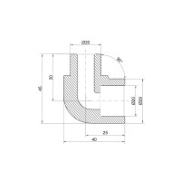 Уголок PPR Thermo Alliance 20, 90° (DSE911)