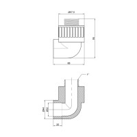 Кутик PPR Thermo Alliance 32х1" ЗР (DSE406)