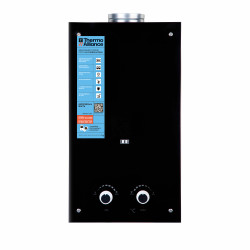 Колонка газова димохідна Thermo Alliance JSD20-10GD 10 л панель скляна Black (JSD2010GDBLACKGLASS)