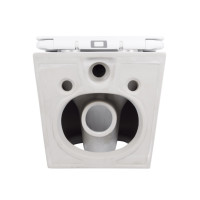 Унітаз підвісний Qtap Swan безобідковий з сідінням Soft-close QT16335178W (QT16335178W)