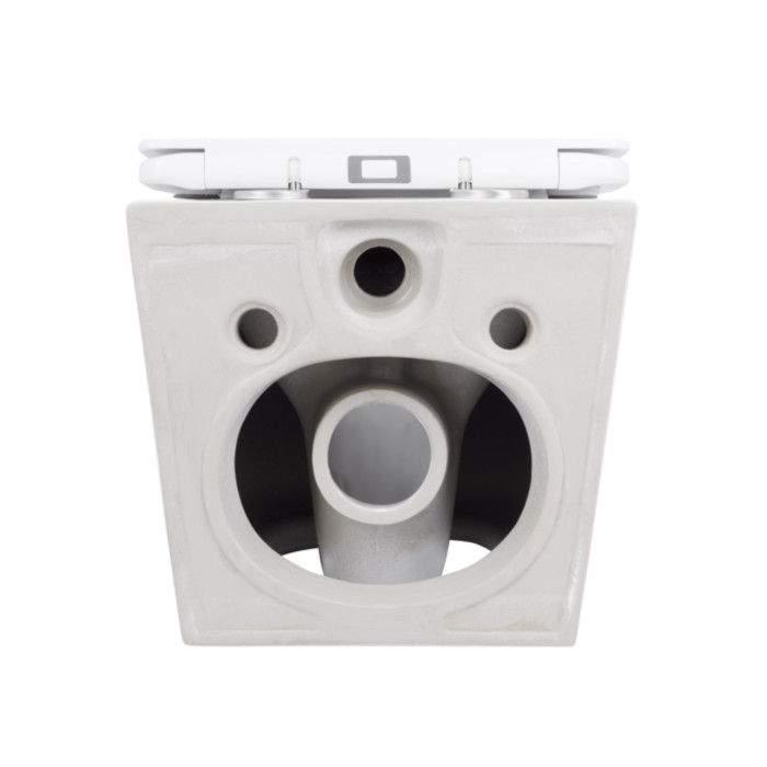 Унітаз підвісний Qtap Swan безобідковий з сідінням Soft-close QT16335178W (QT16335178W)