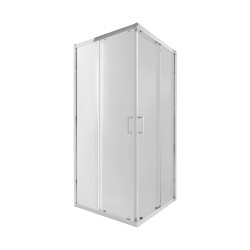 Душова кабіна Qtap Taurus CRM1099SC6 90х90 см, скло Clear 6 мм покриття CalcLess, без піддона (TAUCRM1099SC6)