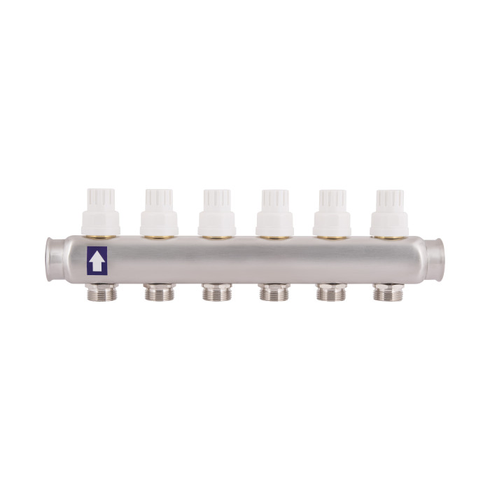 Колектор з витратомірами SD Plus 1" 6 виходів SD0046 (SD0046)
