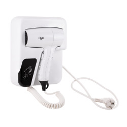 Фен із тримачем Qtap Pohodli 1200 Вт QTF1200RNP White (Pobut) (QTF1200RNP)