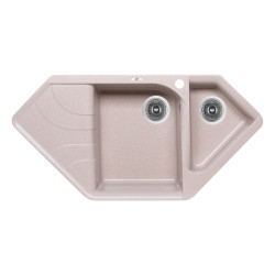 Кухонна мийка з додатковою чашею Lidz 1000x500/225 COL-06 (LIDZCOL061000500225) (LIDZCOL061000500225)
