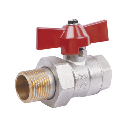 Кран кульовий "Американка" SD Plus прямий 1/2" ВЗ SD221W15 (SD221W15)