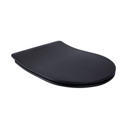 Сидіння для унітаза Qtap (Robin, Scorpio) з мікроліфтом Slim QT99U184UF450MB (QT99U184UF450MB)