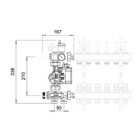 Змішувальна група Icma без насоса №M061 (87M0615006)