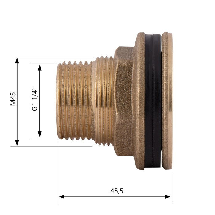 Врізка SD Plus 1 1/4" в бак SD40032 (SD40032)