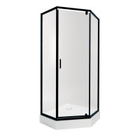 Набір Qtap душова кабіна Scorpio BLA10995-AC6 Clear 2120x900x900 мм + піддон Diamond 309912 90x90x12 см з сифоном (SCOBLA10995AC6SET)