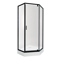 Набір Qtap душова кабіна Scorpio BLA10995-AC6 Clear 2120x900x900 мм + піддон Diamond 309912 90x90x12 см з сифоном (SCOBLA10995AC6SET)